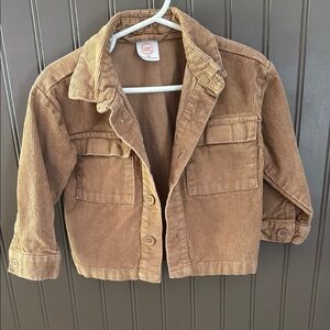 Brown Corduroy Kids Jacket